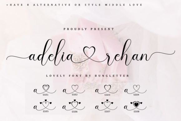 Adelia Rehan Font for Creative Campaigns
