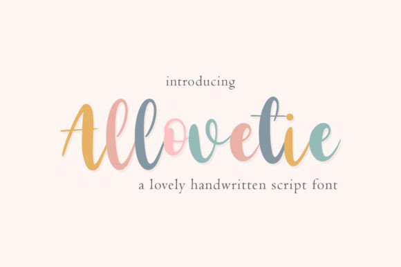 Allovetie Font for Creative Projects
