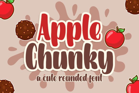 Apple Chunky Font for Creative Brands