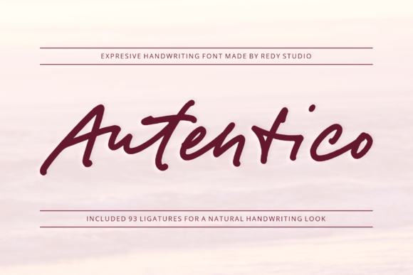 Autentico: A Font for Business Magic