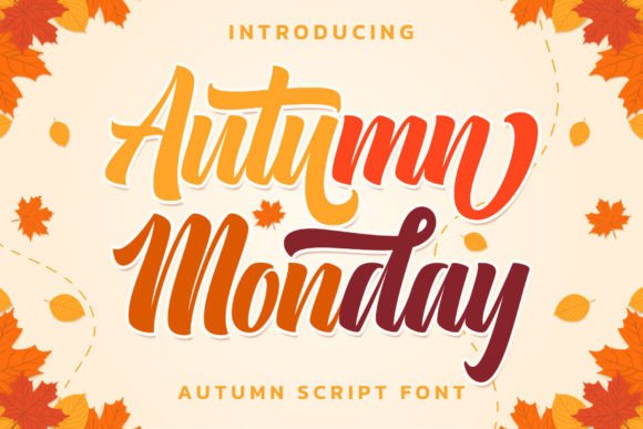 Autumn Monday Font for Business Branding