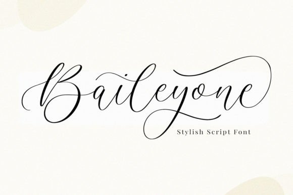 Baileyone: A Premium Script Font for Business Branding