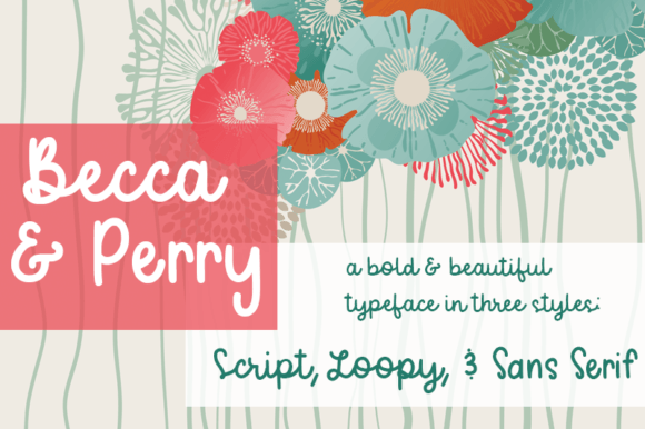 Becca and Perry Font for Web Design