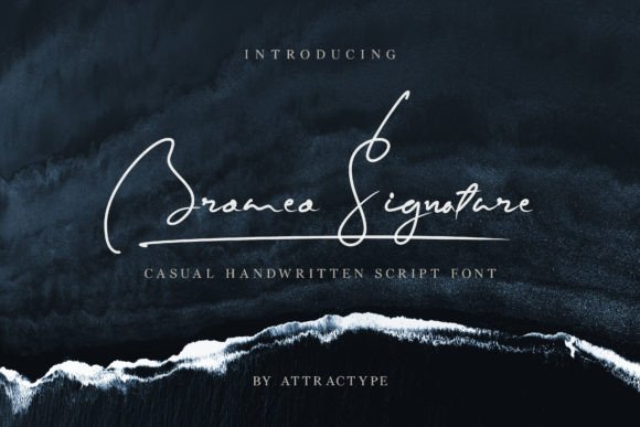 Bromeo Signature Font for Elegant Branding