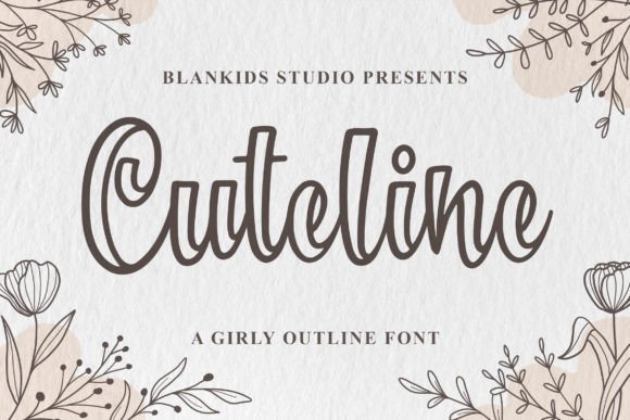 Cuteline: A Playful Script Font
