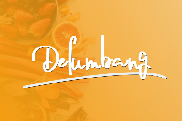 Delumbang Font for Creative Projects