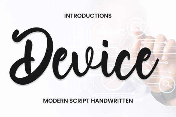 Device: A Script Font for Elegant Design