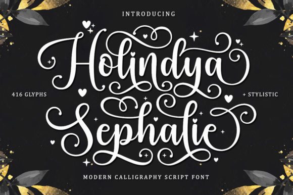 Explore Holindya Sephalie Font