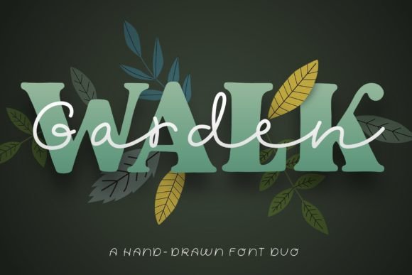 Garden Walk Font for Creative Makers