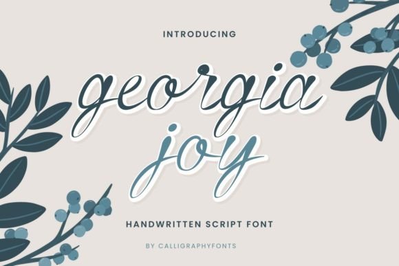 Georgia Joy Font Review