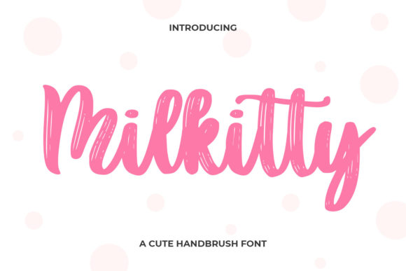Milkitty Font: Elegant Script for Campaigns