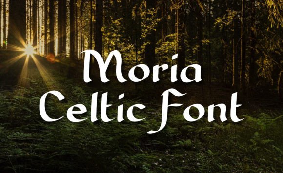 Moria: A Celtic Script Font for Elegant Branding