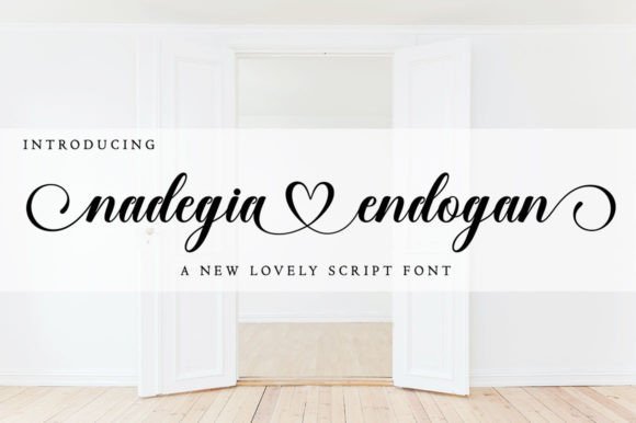 Nadegia Endogan Font for Branding