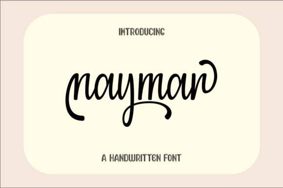 Naymar Font: Elegant Script for Editorial Design