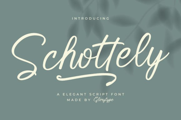 Schottely – Elegant Script Font