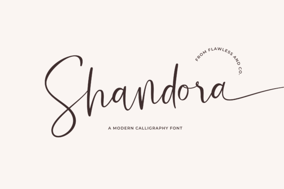 Shandora Font: Elegant Script for Editorial Design