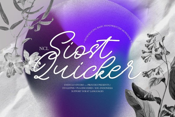 Siost Quicker Font for Creative Makers
