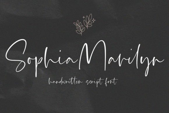 Sophia Marilyn Font for Web Design