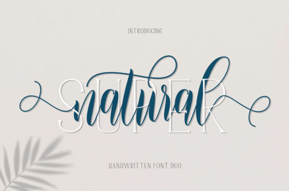 Super Natural Duo Font for Branding Projects