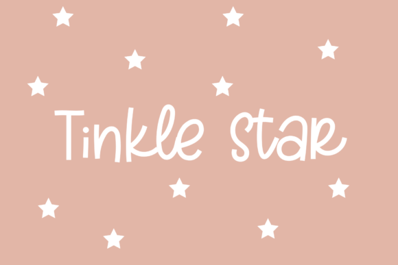 Tinkle Star Font for Creative Makers