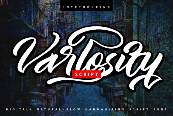 Varlosity Font: Enchanting Script for Campaigns