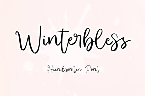 Winterbless Font for Web Design
