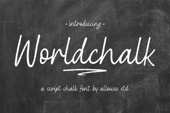 Worldchalk Font for Editorial Design